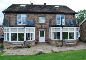This beautifully appointed apartment is set within a converted farmhouse.