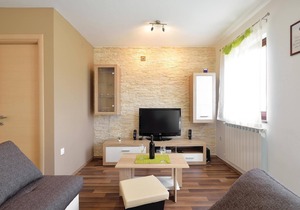 This modern and comfortably furnished apartment is located in Vi.
