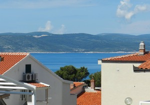 Three bedroom apartment with balcony and sea view Baška Voda, Makarska (A-15214-a)