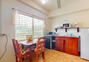 Three vibrant studios w/full kitchens, adult bikes, free WiFi & partial AC