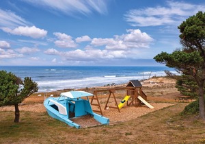 Tide pools, wide sandy beaches, whale watching!