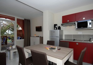 Tidy apartment near the beach in a lively seaside resort