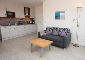 Today's and open: The cozy upstairs apartment, completed in March