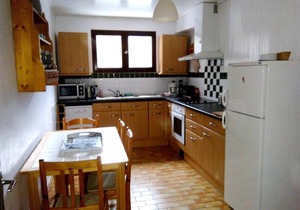 Traditional chalet at the foot of alpine resorts