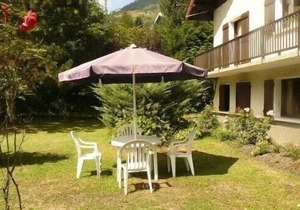 Traditional chalet at the foot of alpine resorts