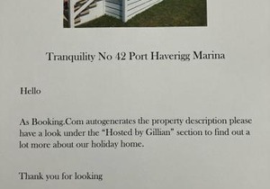 Tranquility No 42 Port Haverigg Marina