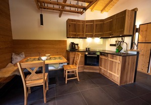 "traudl Alm" für 4-6 Personen, 2 Separate Schlafzimmer, Terrasse mit Bergblick, Whirlpool, Infrarotliegen