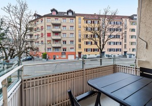 Trendy Oerlikon 3.5 Room w/Balcony, 1min to Train Station, by Blueground