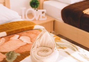 Triple studio with sea view private balcony and kitchenette
