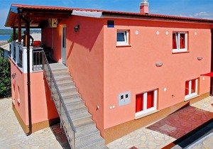 Two bedroom apartment with terrace and sea view Karin Gornji, Novigrad (A-18387-c)