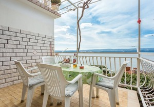 Two bedroom apartment with terrace and sea view Stanići, Omiš (A-1028-a)