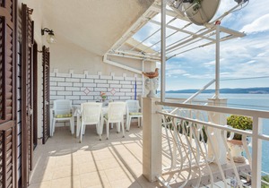 Two bedroom apartment with terrace and sea view Stanići, Omiš (A-1028-b)