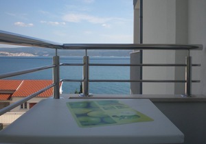 Two bedroom apartment with terrace and sea view Stanići, Omiš (A-2763-c)