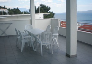 Two bedroom apartment with terrace and sea view Stanići, Omiš (A-2763-c)