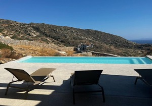 Two Br Private Peaceful Mylo Villa No Living Room Close to Mylopotas Beach