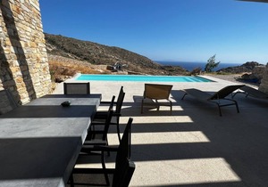 Two Br Private Peaceful Mylo Villa No Living Room Close to Mylopotas Beach