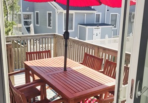Two-Story Condo Just 4 Houses to the Beach in Holgate