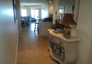 Updated beach-front condo with Panoramic Gulf Views from the wrap-around balcony