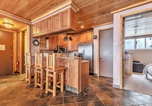 Updated Condominium with Fireplace, Wine Fridge and Granite Countertops