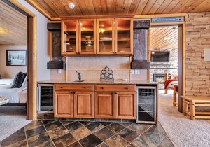 Updated Condominium with Fireplace, Wine Fridge and Granite Countertops