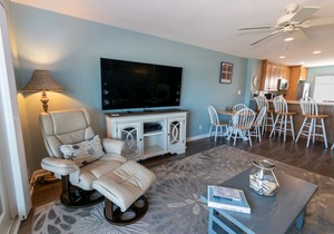 Updated Oceanfront condo with covered deck, indoor and outdoor pools.
