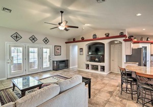 Upscale Oasis with Pool and Hot Tub, 3 Mi to Lake