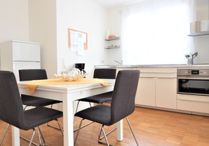 Vacation apartment E3 with small terrace, 56sqm, 1 bedroom, max. 4 persons