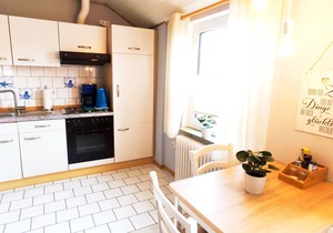 Vacation apartment directly on the North Sea, ideal starting point for cycling tours!