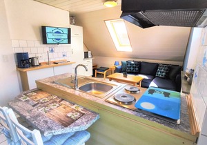 Vacation apartment directly on the North Sea with roof terrace