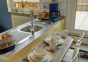 Vacation apartment directly on the North Sea with roof terrace
