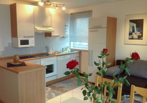 Vacation apartment at Lake Mirower See (attic) Whg. 1 - Holiday apartments at the lake in