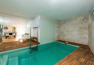 Vacation Home 'Sa Caleta' with Pool, Sauna, Balcony, Jacuzzi, Wi-Fi & A/C