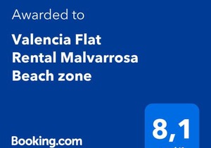 Valencia Flat Rental Malvarrosa Beach zone