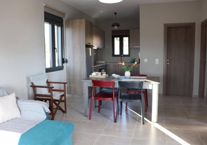 Vast view of landscape and sea, pool, 4 pers. | holiday home Triopetra, Crete