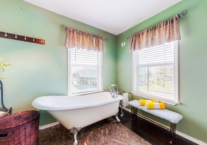 Vibrant, Dog-Friendly Getaway w/ Free WiFi, Enclosed Yard, & Furnished Deck