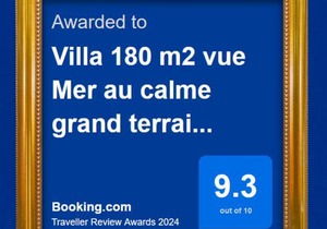 Villa 180 m2 vue Mer Piscine Climatisée Grand jardin 5000 m2 cloturé Calme