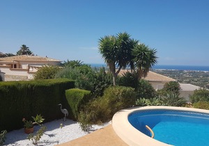 VILLA IN DENIA MONTGO WITH PRIVATE SWIMMING POOL EXCEPTIONAL VIEW ON SEA AND MOUNTAIN