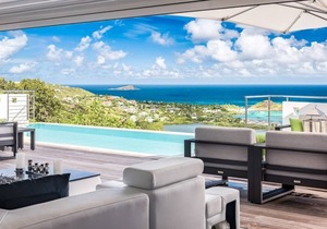 Villa Iris | Ocean View - Located in Tropical Grand Cul de Sac with Private Pool