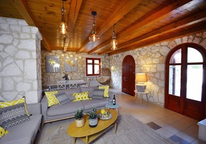 Villa Nephele of Jootiq Villas. Combine traditional stone built concept with supreme comfort!