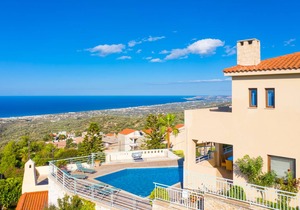 Villa Selini: Private Pool, Sea Views, A/C, WiFi, Eco-Friendly