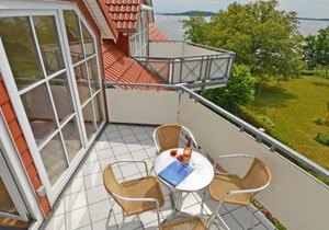 Villa Vilmblick - Wohnung 23 mit Meerblick-Balkon