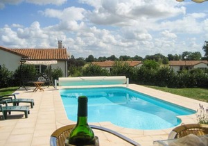 Villa with garden near beautiful golf course