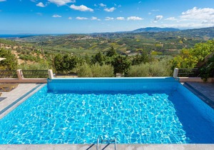 Villa Zeus: Large Private Pool, Sea Views, A/C, WiFi - 2288