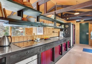 Visit this charming wooden house surrounded by wonderful nature.