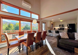 W29 Renovated Bretton Woods condo with ski slope views, A/C, fireplace and fast wifi, Dog Friendly!