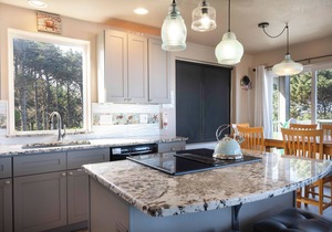 Walk to the sand from this Beachfront Pet Friendly home, enjoy panoramic views