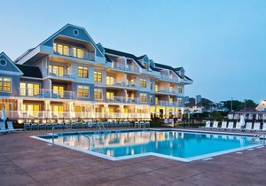 Water's Edge Resort and spa w indoor and outdoor pool and beach. Condo Sleeps 6