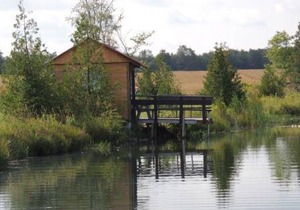 Waterfront cabin on private trout lake