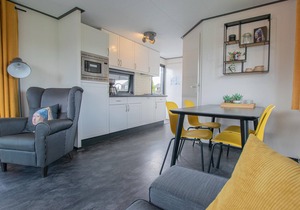Waterfront chalet with jetty