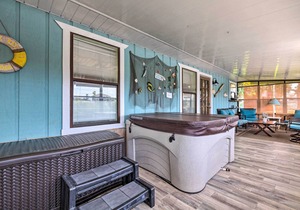 Waterfront Hernando Beach Home w/ Dock & Hot Tub!